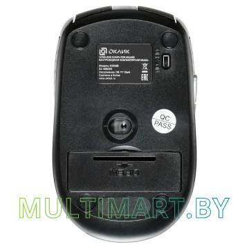 Мышь Oklick 635MB (черный/серебристый) картинка 5